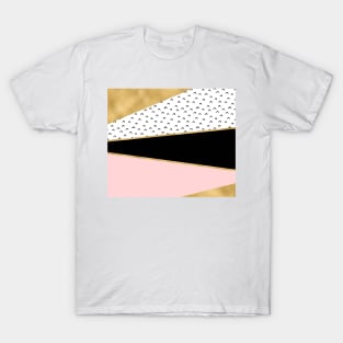 Grand geometric rose golden tones T-Shirt